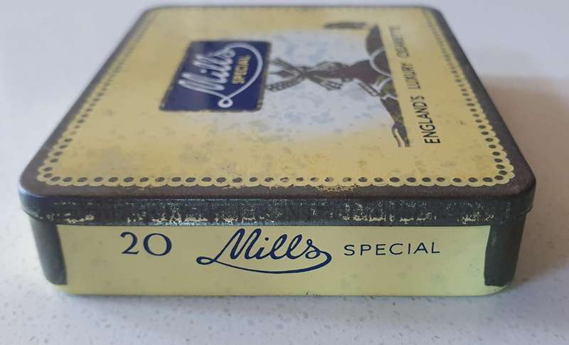 Vintage Mills tobacco tin as per photos