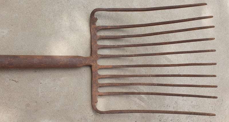 Vintage coal fork as per photo