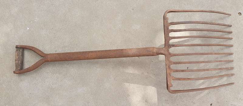 Vintage coal fork as per photo
