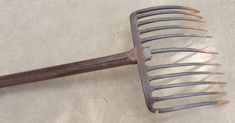 Vintage coal fork as per photo