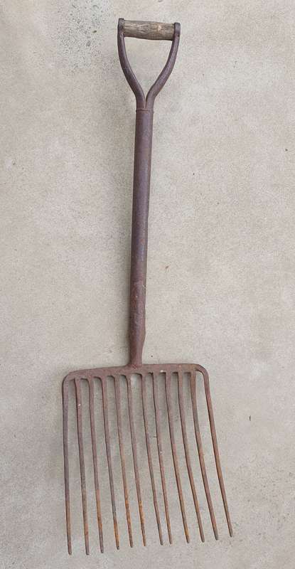 Vintage coal fork as per photo
