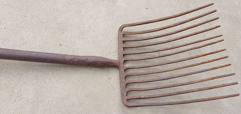 Vintage coal fork as per photo