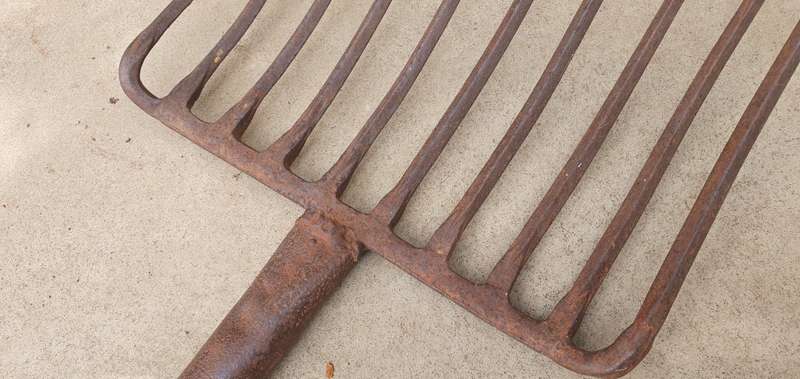 Vintage coal fork as per photo