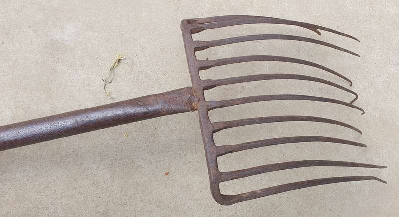 Vintage coal fork as per photo