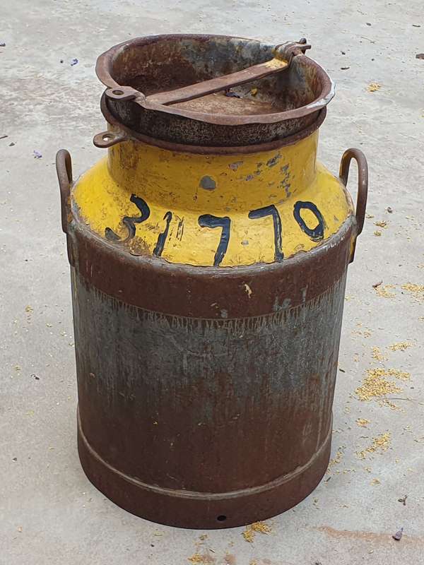 Vintage milk can as per photos