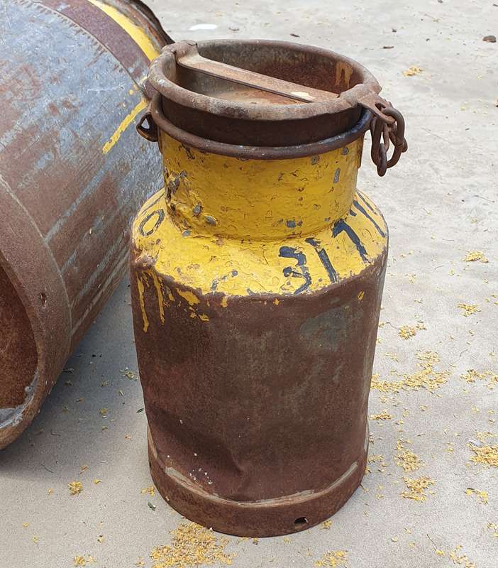 Vintage H&H milk can as per photos