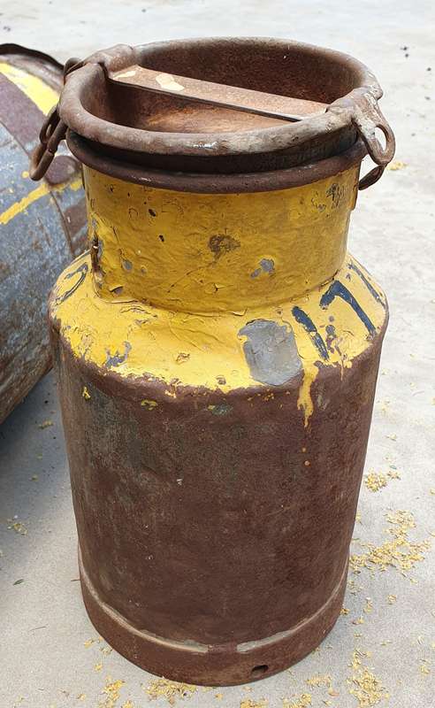 Vintage H&H milk can as per photos