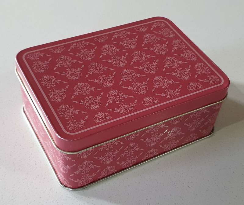 Woolworths BELGIAN chocolate fudge tin as per photos