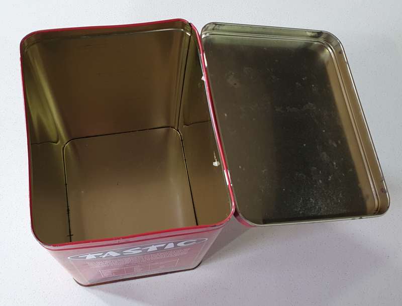 TASTIC rice tin as per photos