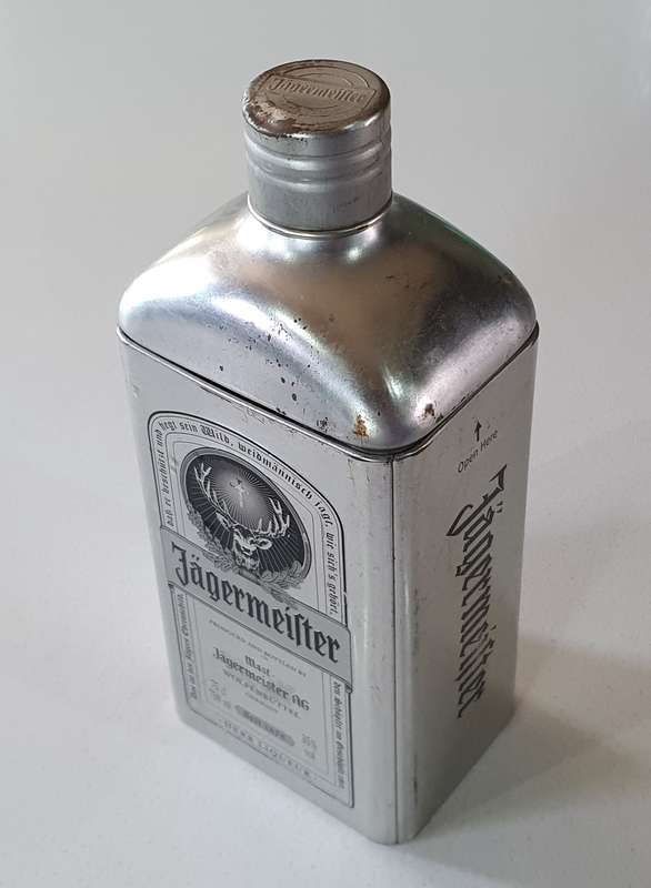 JAGERMEISTER tin as per photos