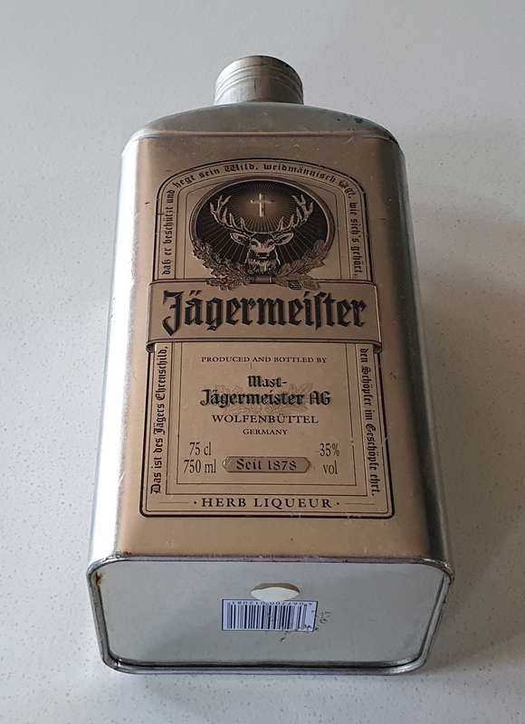 JAGERMEISTER tin as per photos