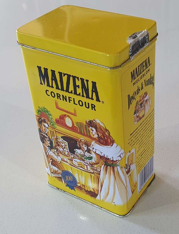 MAIZENA cornflour tin as per photos