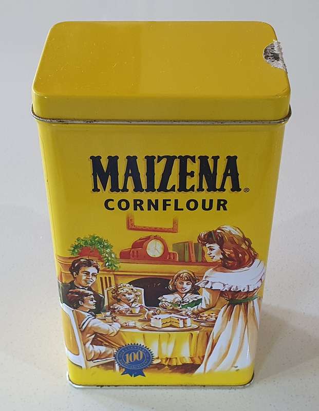 MAIZENA cornflour tin as per photos