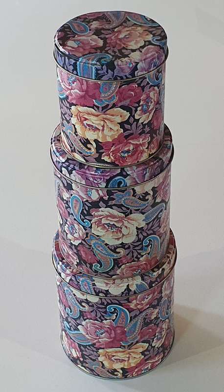 Set of 3 tins as per photos