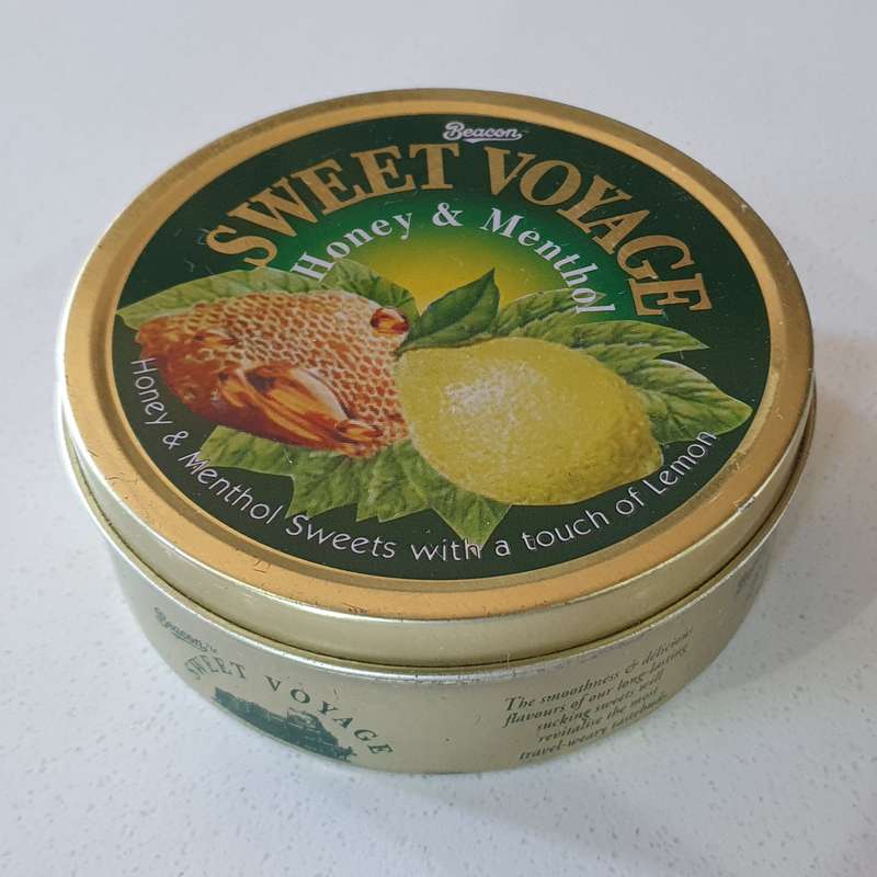 Sweet voyage tin as per photos