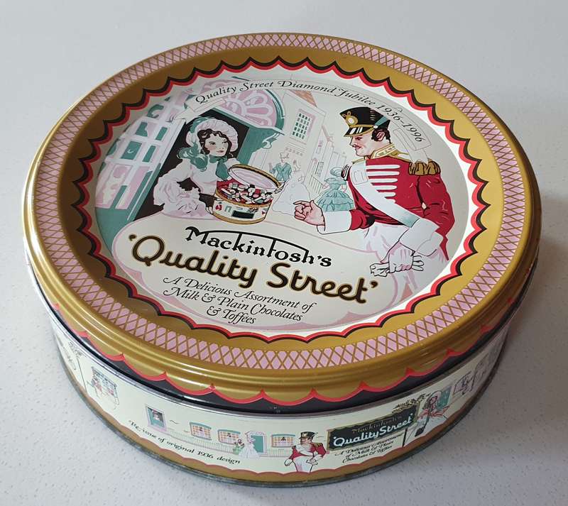 Mackintosh's QUALITY STREET tin as per photos
