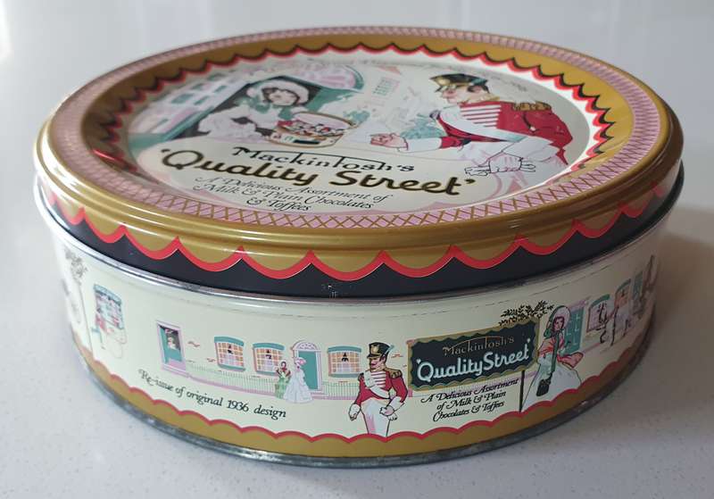 Mackintosh's QUALITY STREET tin as per photos