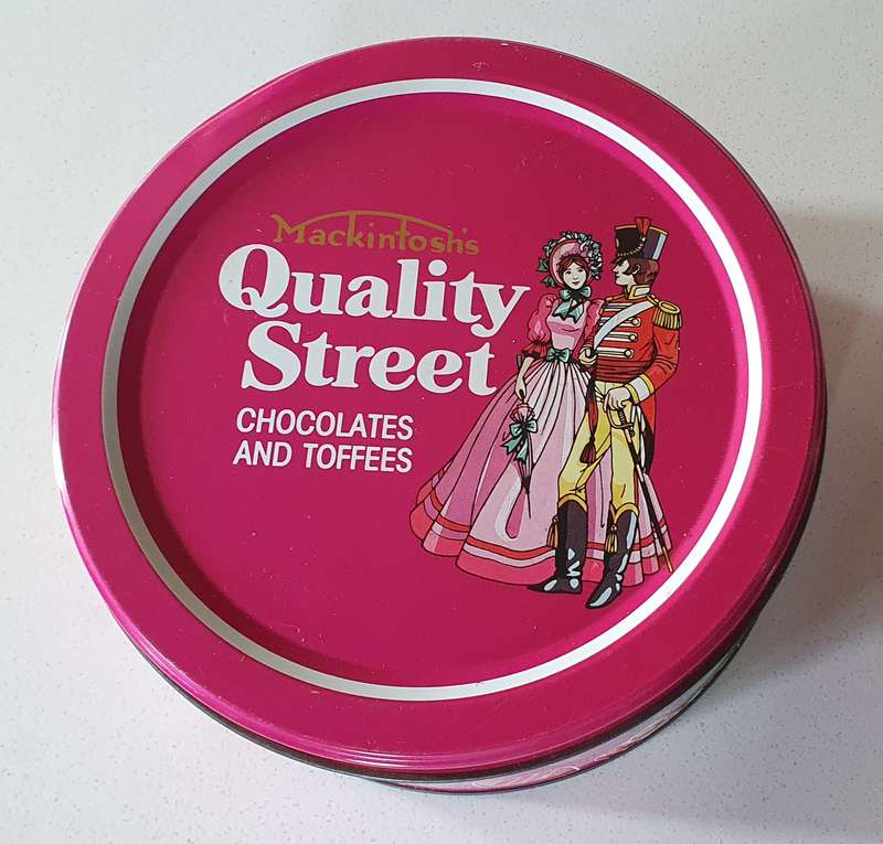 Mackintosh's QUALITY STREET tin as per photos