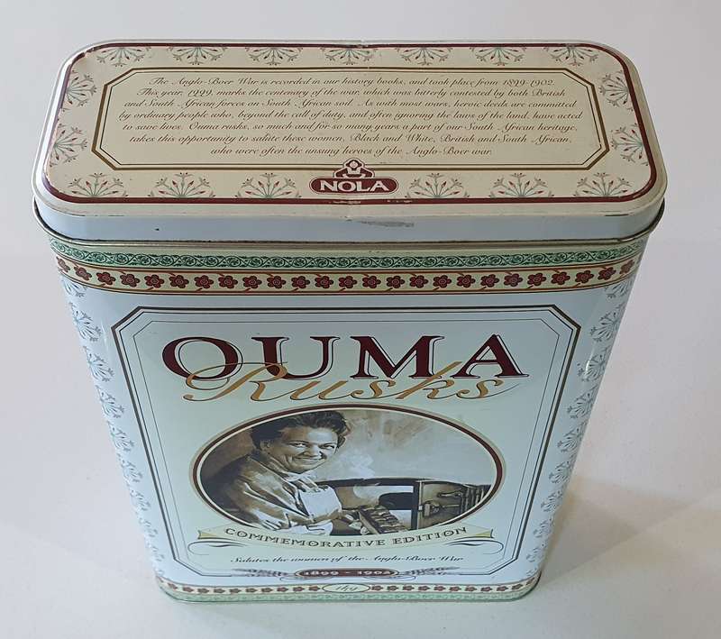 OUMA RUSKS tin as per photos