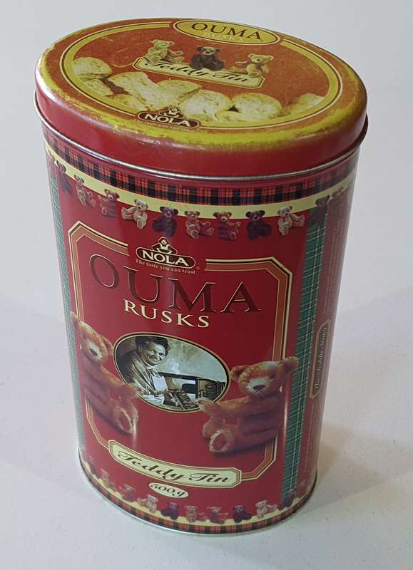 OUMA RUSKS tin as per photos