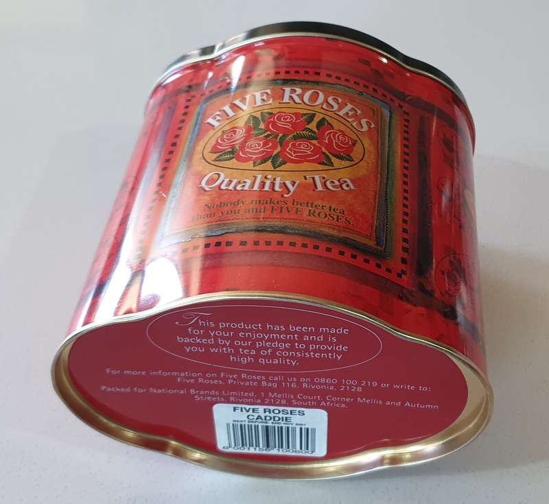 FIVE ROSES tea tin as per photos