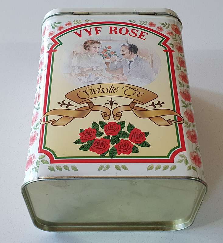 FIVE ROSES tea tin as per photos