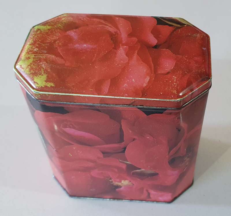 ROSES tin as per photos
