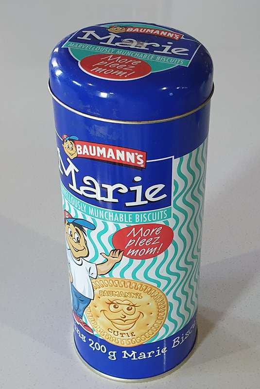 BUAMANN's MARIE Biscuits tin as per photos