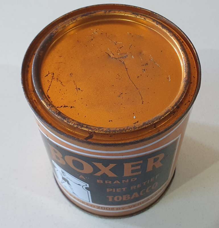 BOXER tobacco tin as per photos