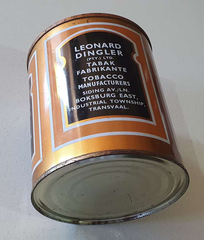 BOXER tobacco tin as per photos