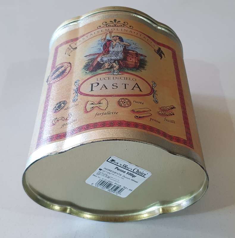 PASTA tin as per photos