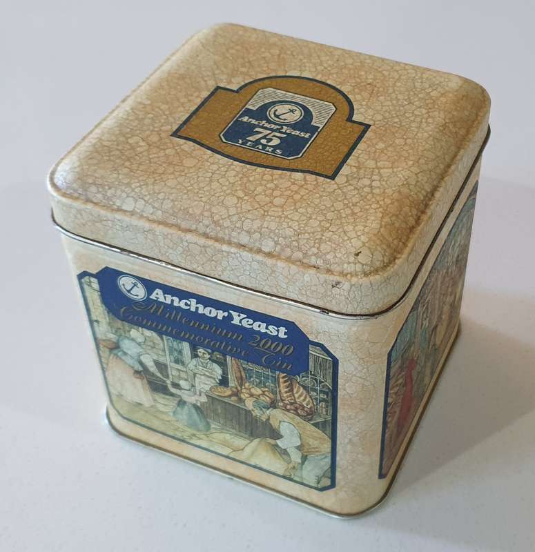 ANCHOR YEAST tin as per photos
