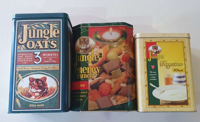 2 x JUNGLE tins as per photos