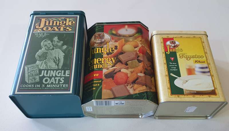 2 x JUNGLE tins as per photos