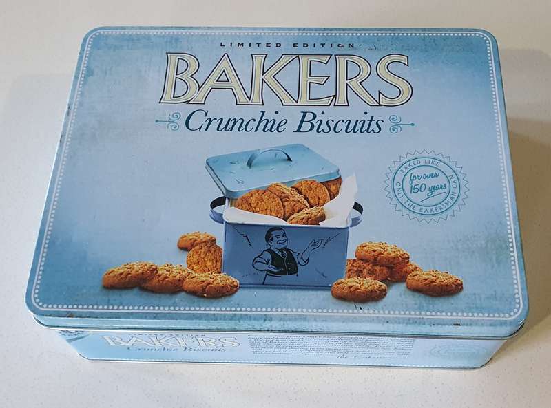 BAKERS BISCUIT tin as per photos