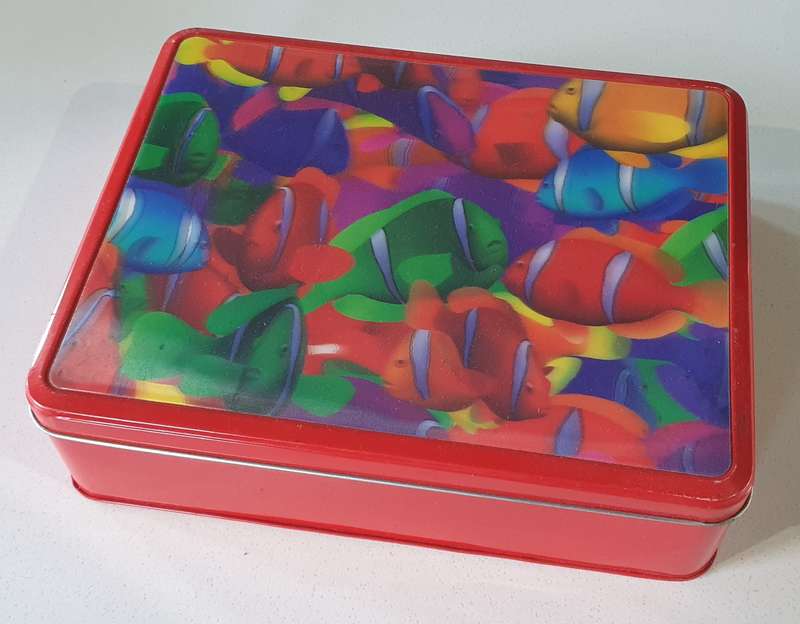 Woolworths FISH THEME tin as per photos