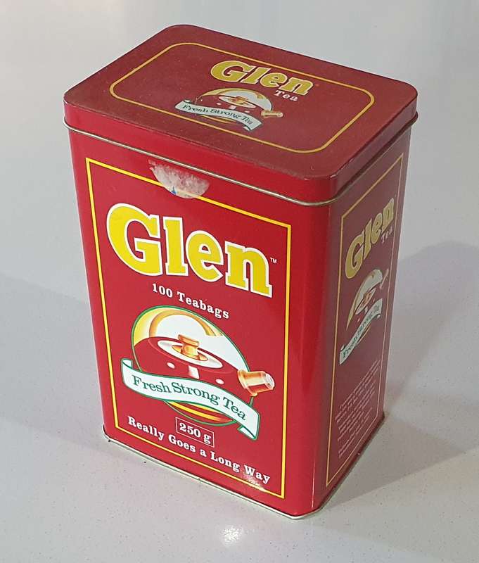 GLEN TEA tin as per photos