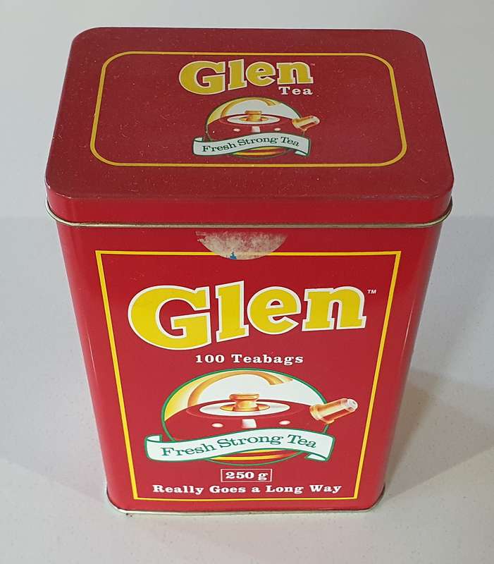 GLEN TEA tin as per photos