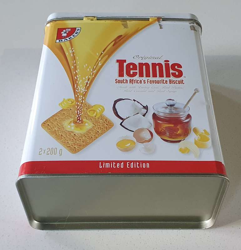 BAKERS TENNIS BISCUIT tin as per photos