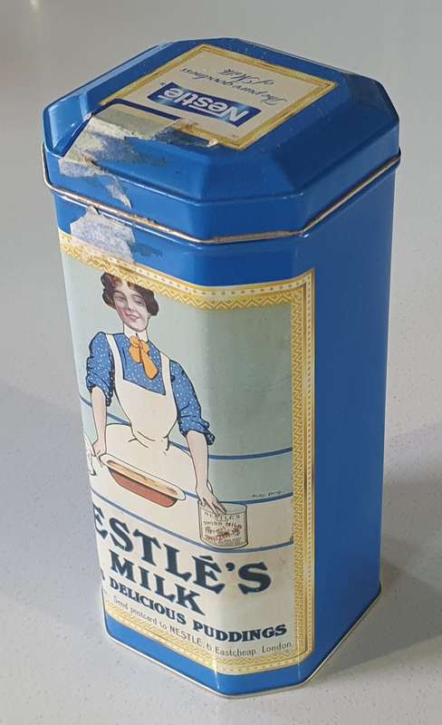 NESTLE MILK tin as per photos