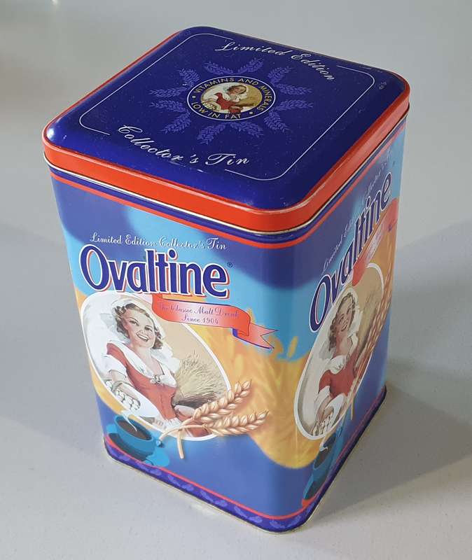 OVALTINE tin as per photos