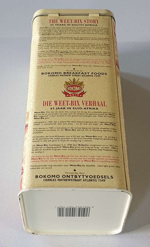 WEETBIX tin as per photos