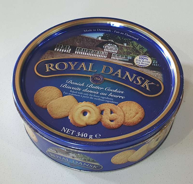 ROYAL DANISK COOKIES tin as per photos