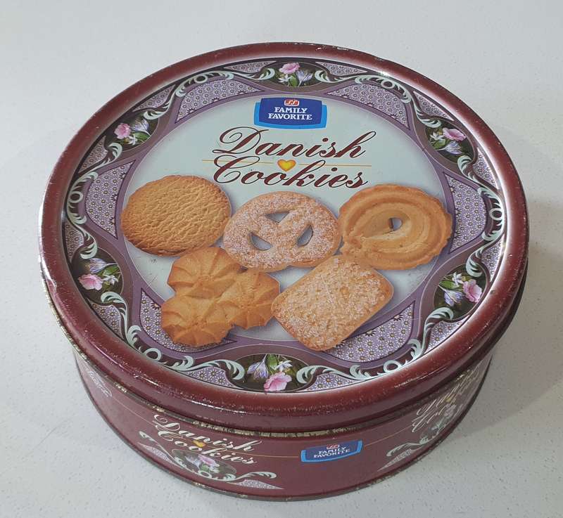 DANISH COOKIES tin as per photos