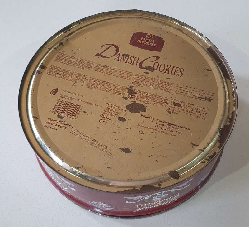 DANISH COOKIES tin as per photos