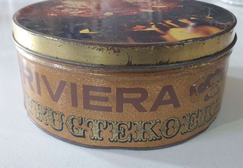 RIVIERA FRUIT CAKE tin as per photos