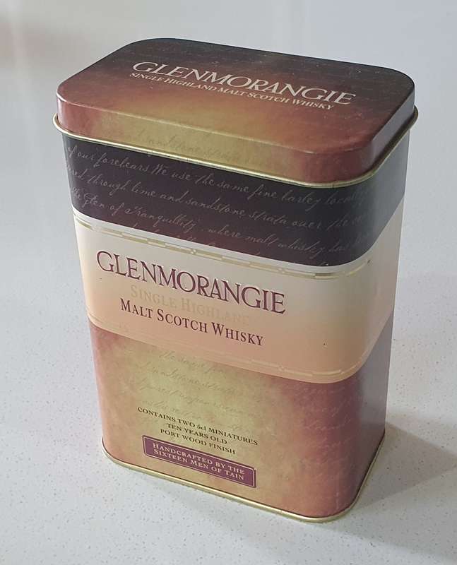 GLENMORANGIE Scotch Whisky tin as per photos