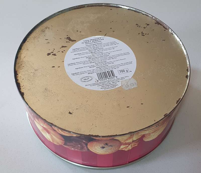WOOLWORTHS BISCUIT tin as per photos
