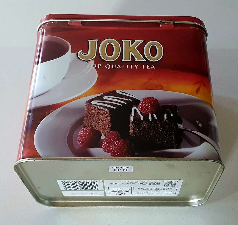 JOKO TEA tin as per photos