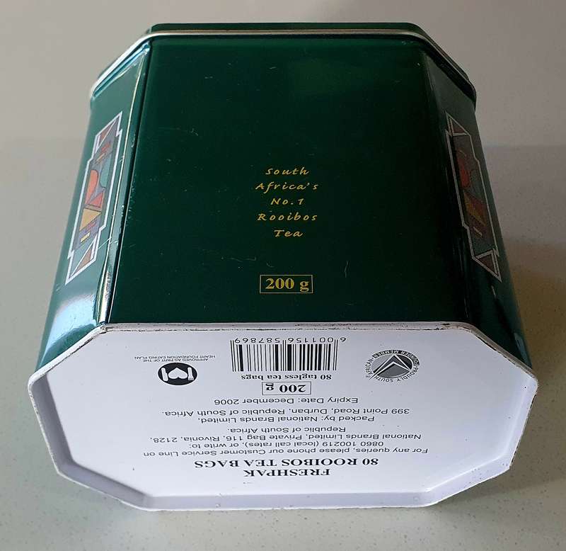 FRESHPAK ROOIBOS TEA tin as per photos